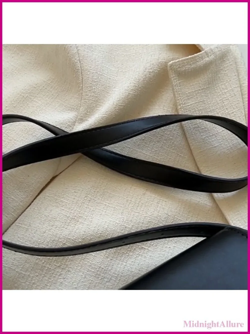 PU Leather Y2K Crossbody Shoulder Bag 2 Adjustable Straps Daily Commute